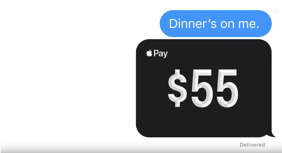 Apple focuses on ease of use in "Just text them the money" Apple Pay ad