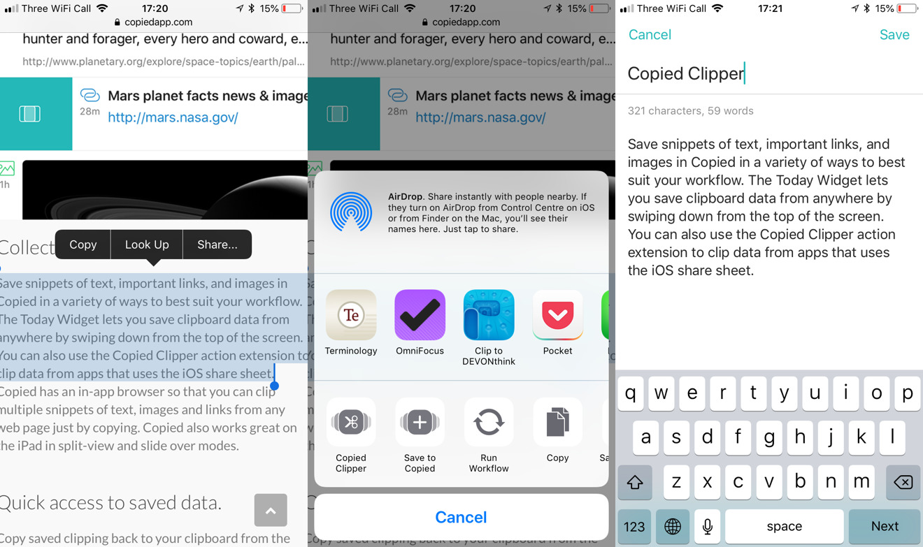 download the new for ios Clipboard Master 5.6