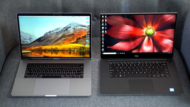 Comparing the 2018 15-inch 2018 MacBook Pro with the Dell XPS 15 9570