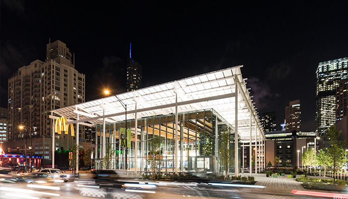 The Roof of the New Apple Store in Downtown Chicago Looks Like a Giant  MacBook