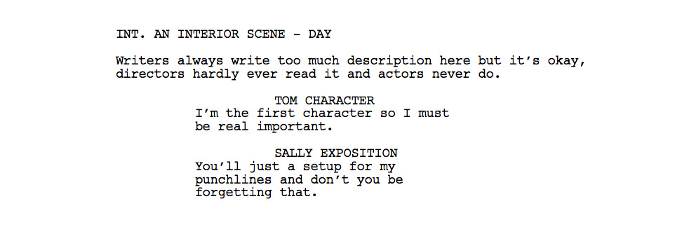 final draft script writing