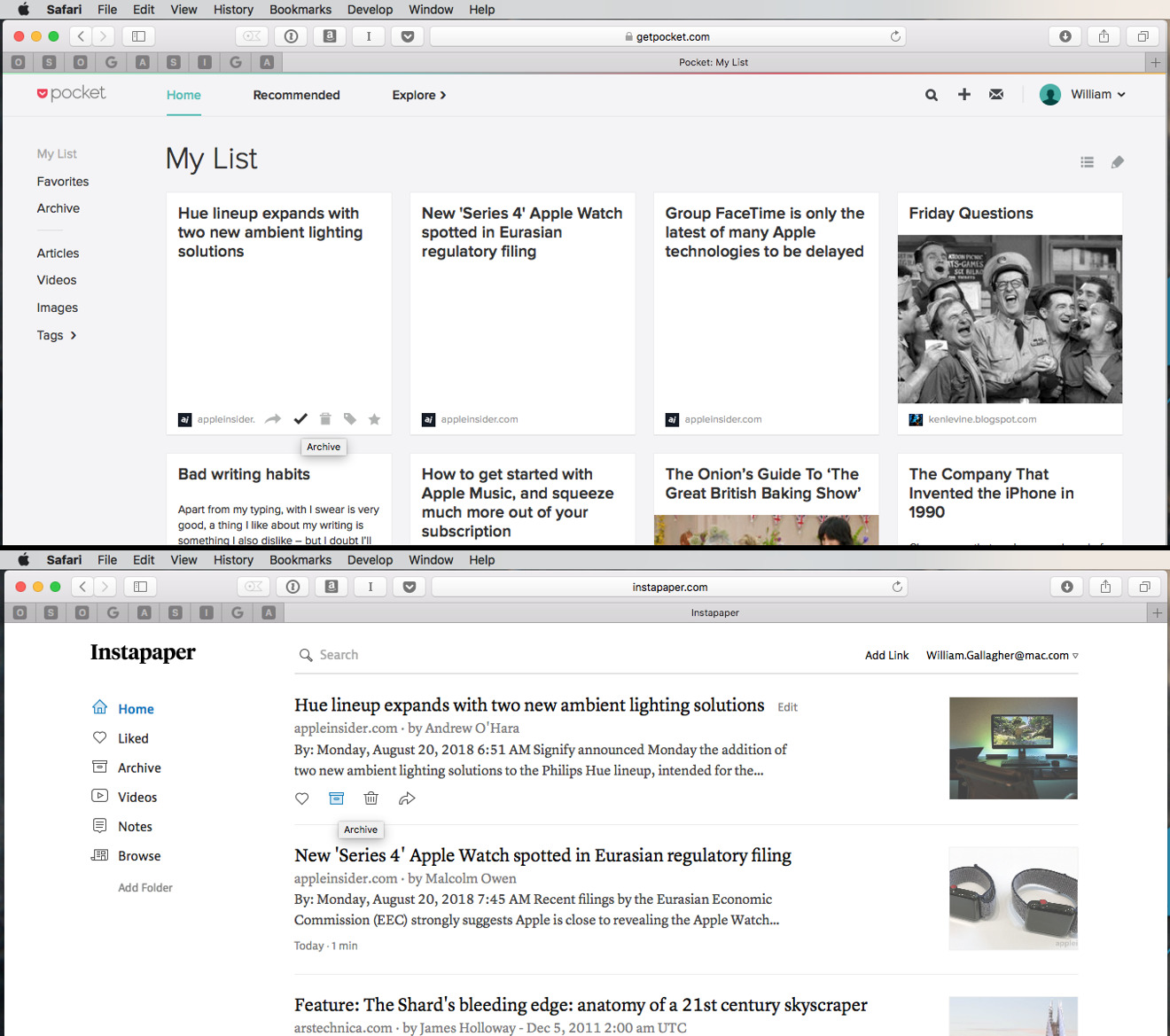 instapaper mac app