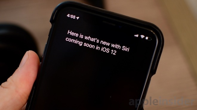 Siri on iOS 12