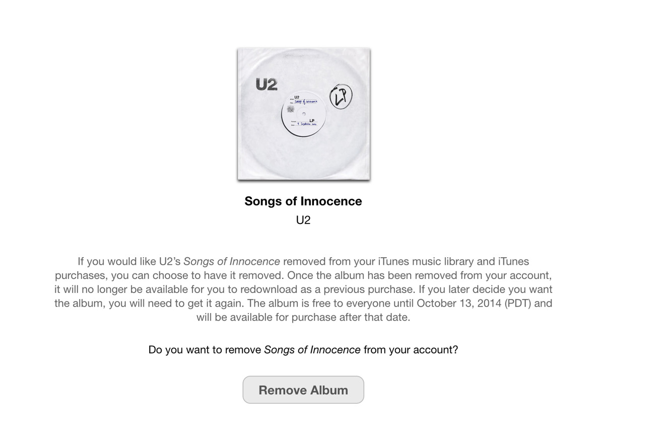 The Free U2 Album Songs Of Innocence Was A Debacle For Apple Fans On September 9 14 Appleinsider