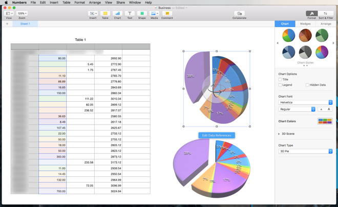 how to find apple's numbers power spreadsheet features