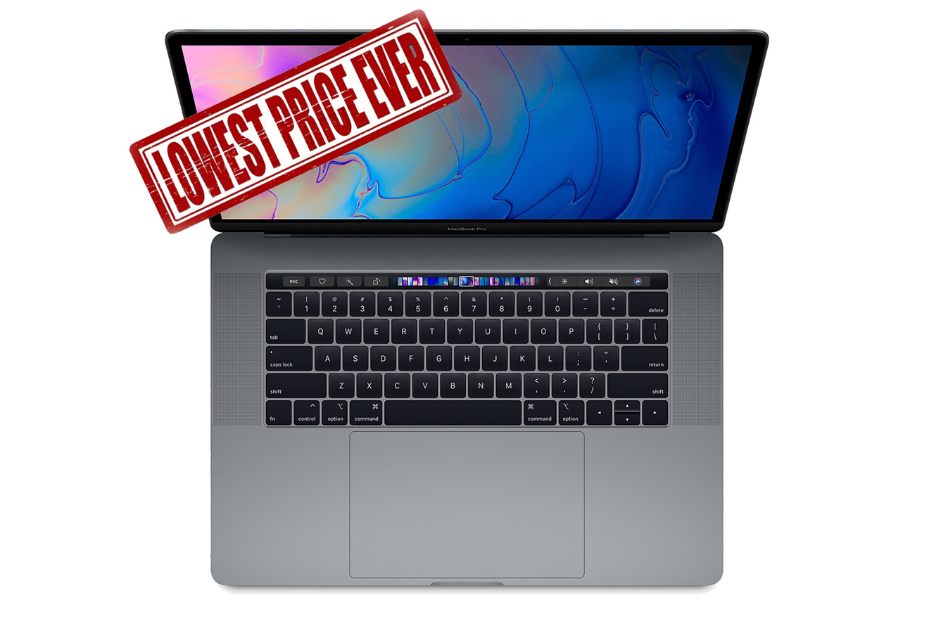 Apple 2018 15 inch MacBook Pro with TouchBar lowest price ever