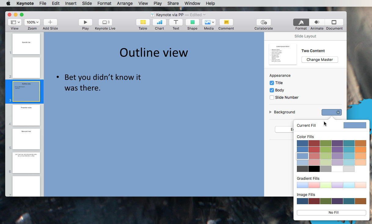 apple keynote presentation slides