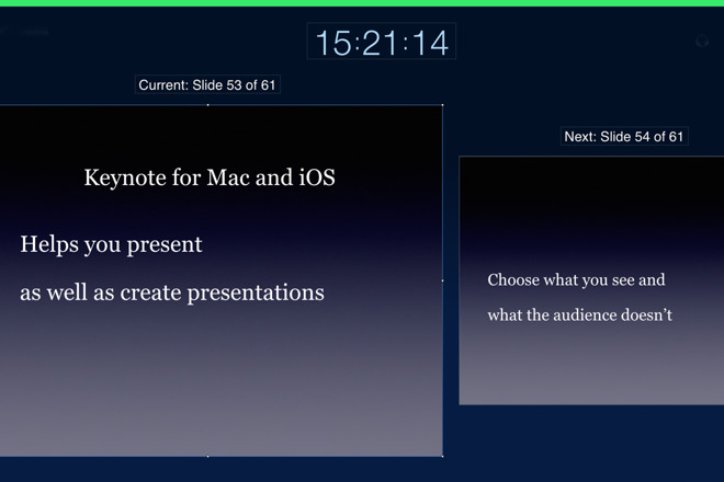 keynote presentation disappeared