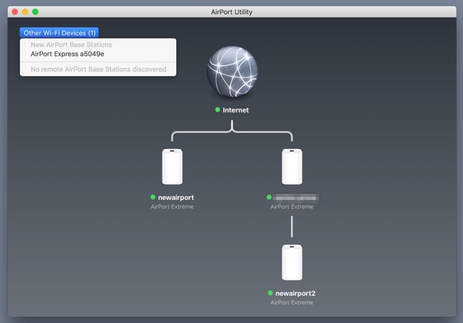 apple airport setup wireless network