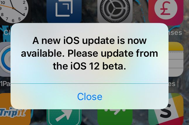 How To Stop The Constant Update Prompt In The Ios 12 Beta Appleinsider