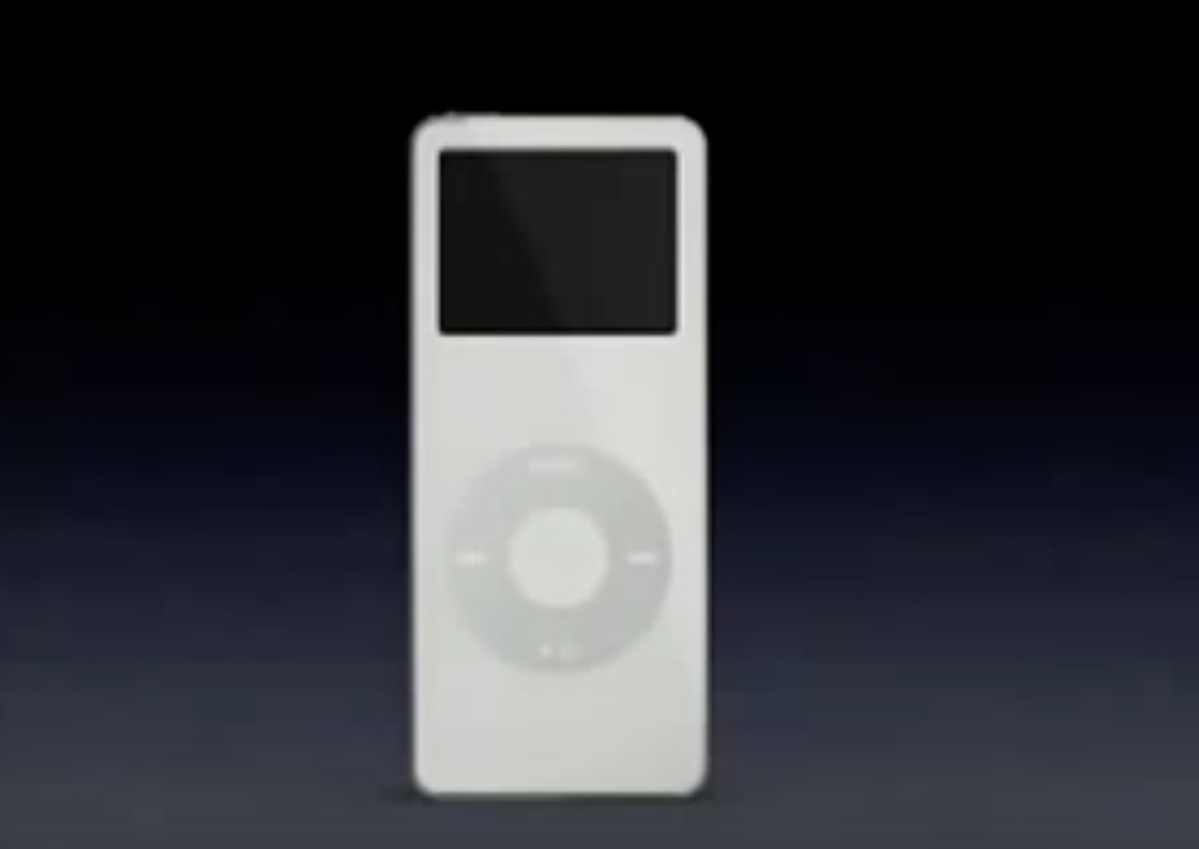 The first-generation iPod nano