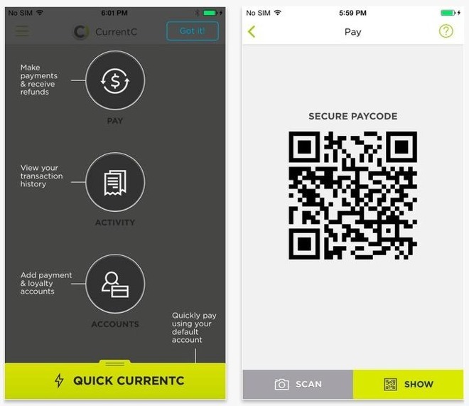 Failed competitor MCX CurrentC relied on QR codes