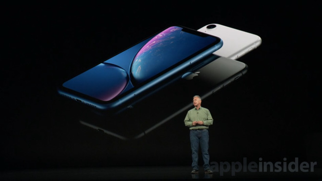 iPhone XR displej