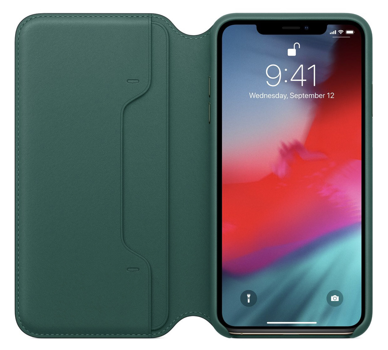 Forest Green iPhone XS Max Folio Case