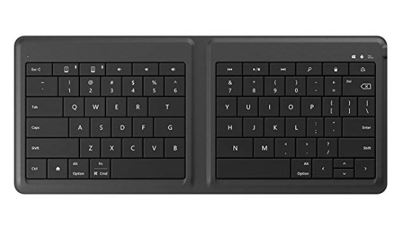 Microsoft Universal Foldable Keyboard, open