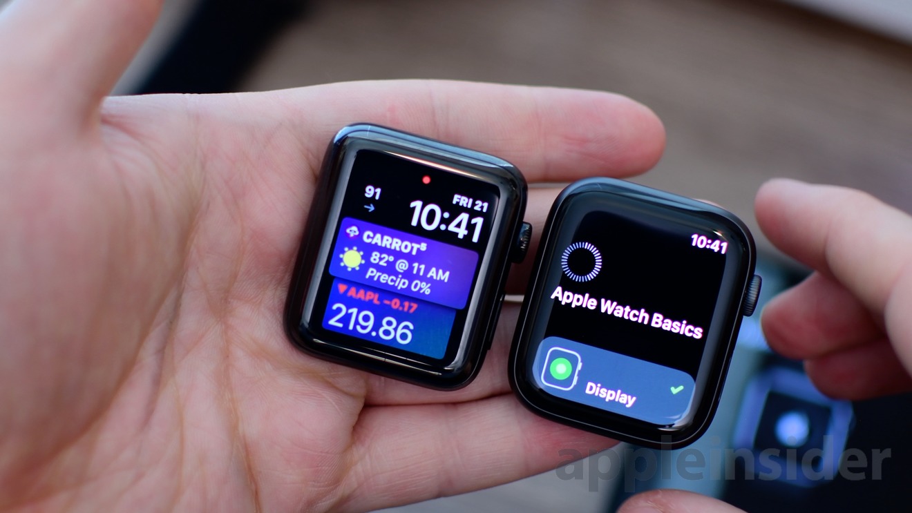 Hands on 44mm Space Gray Apple Watch Series 4 AppleInsider