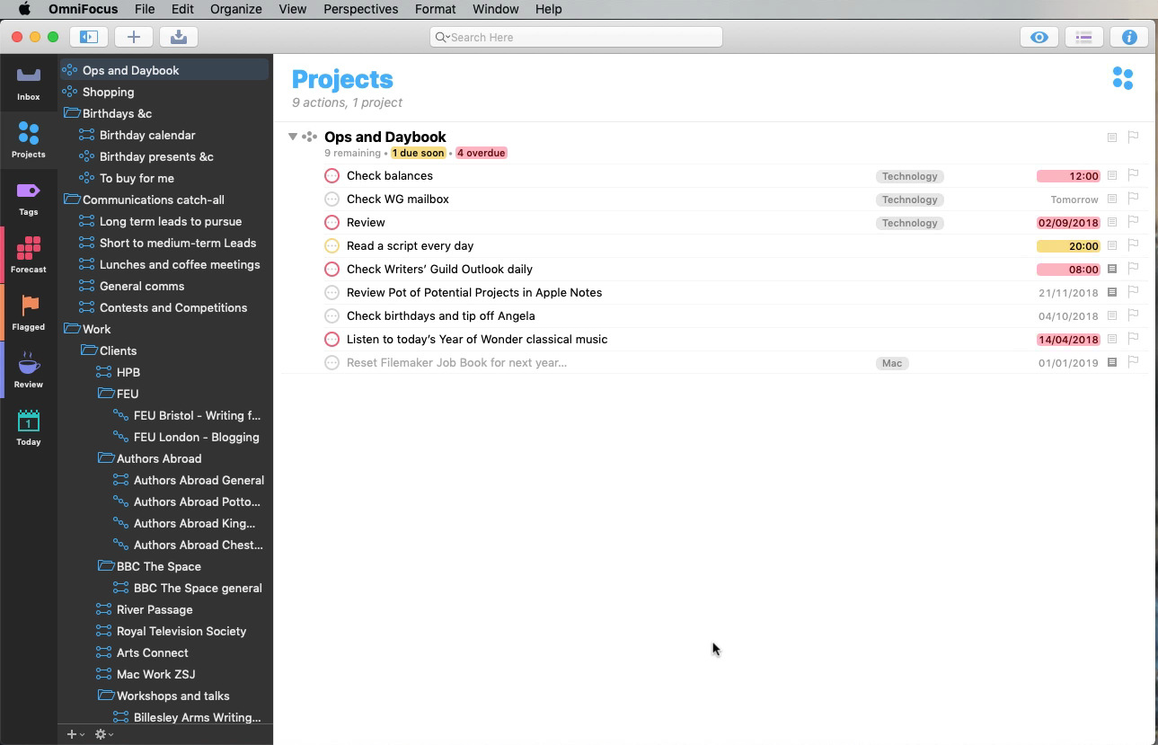 omnifocus 3 for mac editing theme