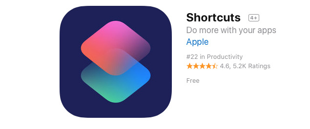 Apple's Siri Shortcuts app