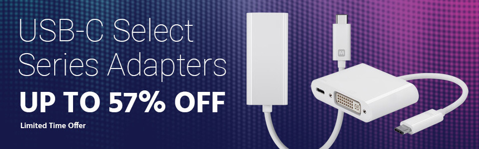 Monoprice USB Type C adapter discounts