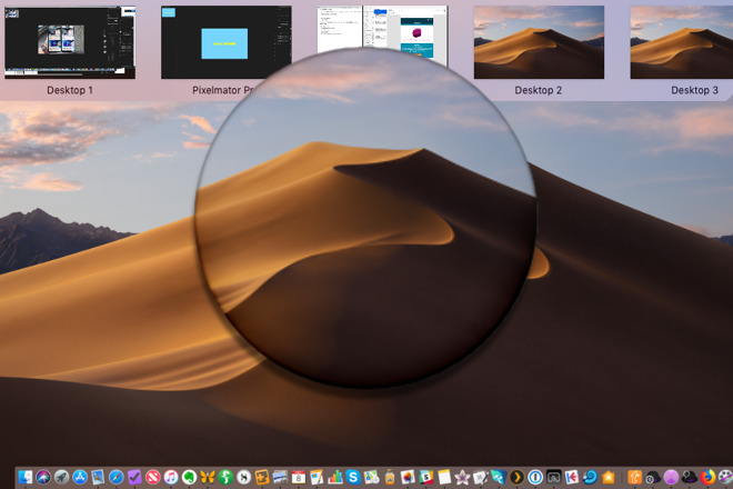 using multiple desktops on mac