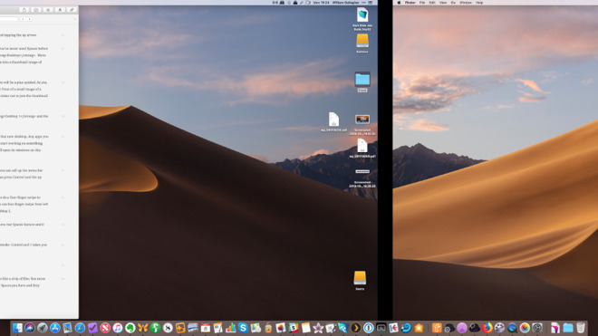 label multiple desktops on mac