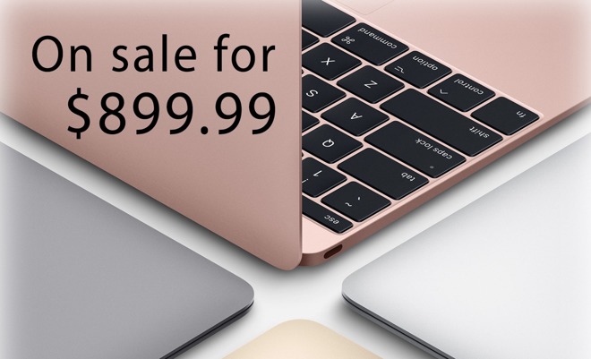 Woot has Apple's current 12-inch MacBook on sale for $899.99 for