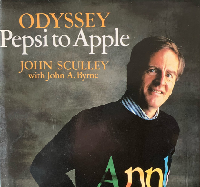 Detail from John Sculley's book cover