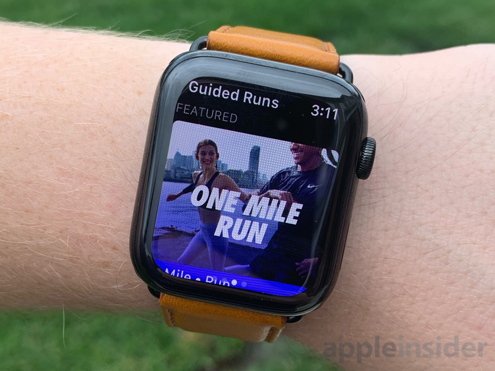 apple watch 4 nike training club