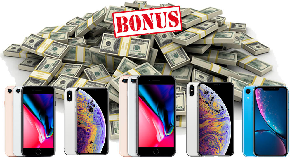 Apple iPhone trade in bonus cash