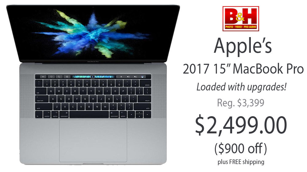 Apple 15 inch MacBook Pro with Touch Bar in Space Gray