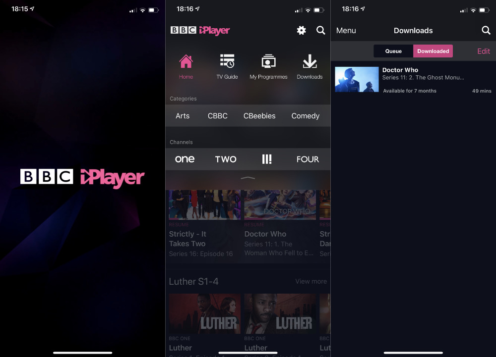 Downloading with the BBC iPlayer