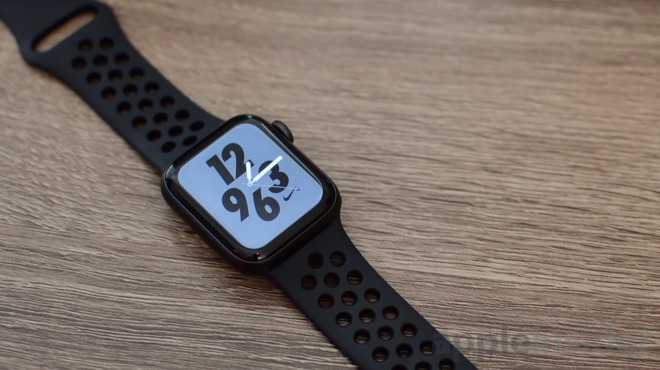 apple watch 4 black nike