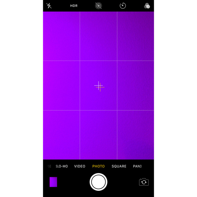 iOS 12 Camera app