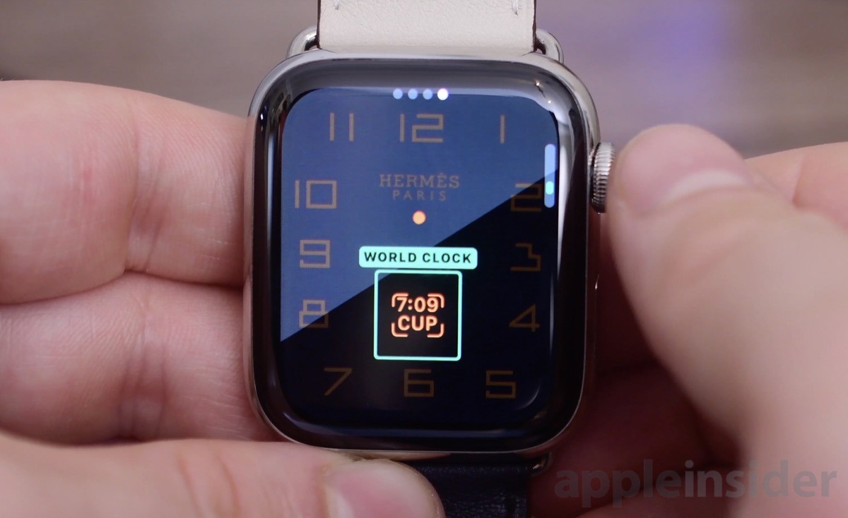 apple watch series 4 hermes watch face