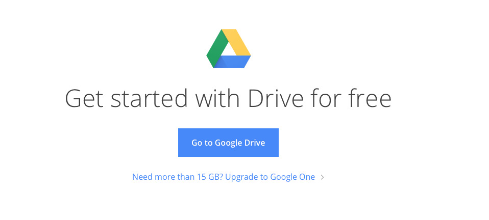 Google Drive users get 15GB free space
