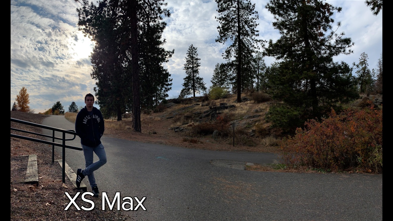 Dynamic range test for a panorama on the iPhone XS Max