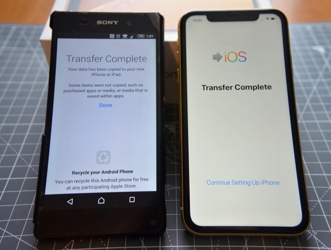 move to ios did not transfer apps