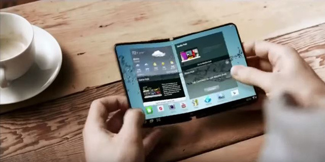 A Samsung foldable phone concept from 2014.