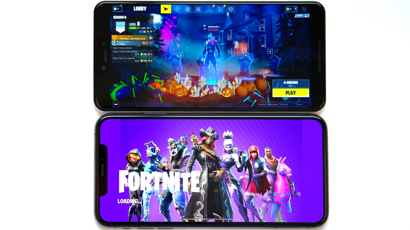 Google S Pixel 3 Xl Is No Match For Apple S Iphone Xs Max At Fortnite - very rigged cook slams fbi over san bernardino iphone case