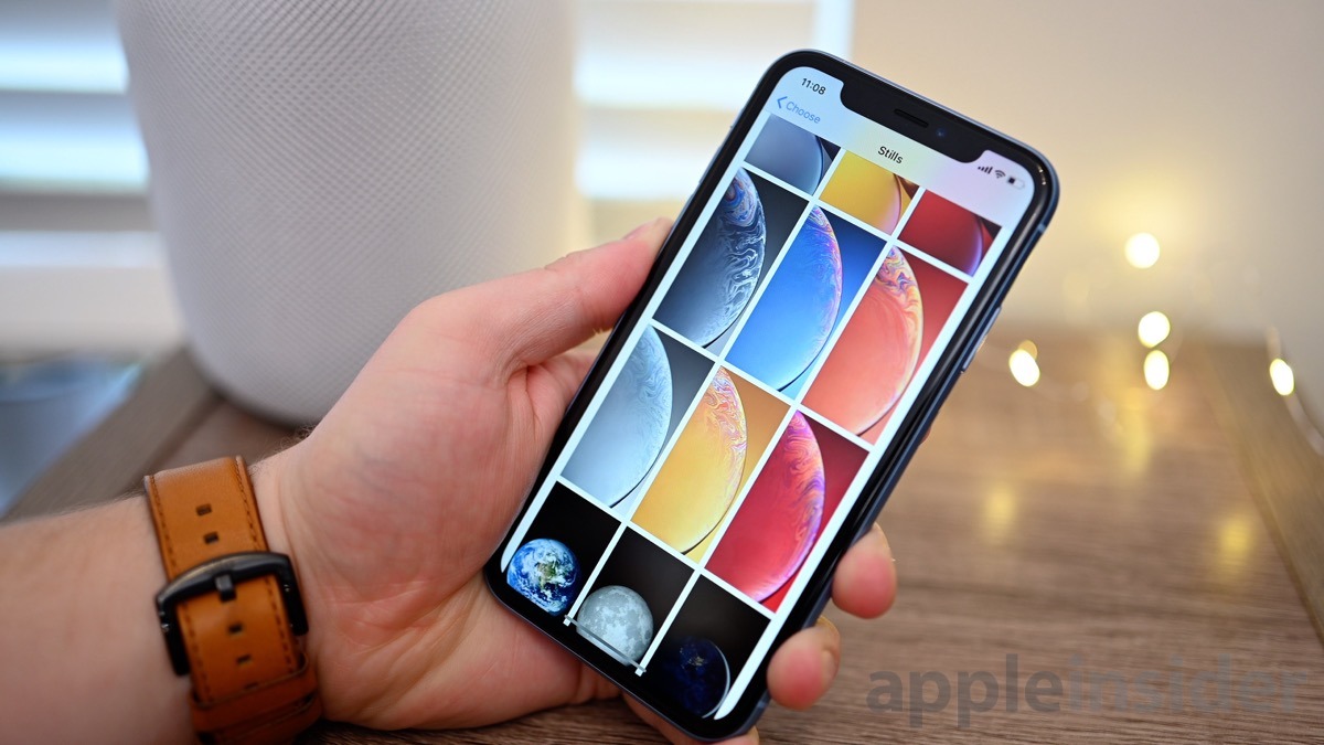 Exclusive iPhone XR colorful wallpapers