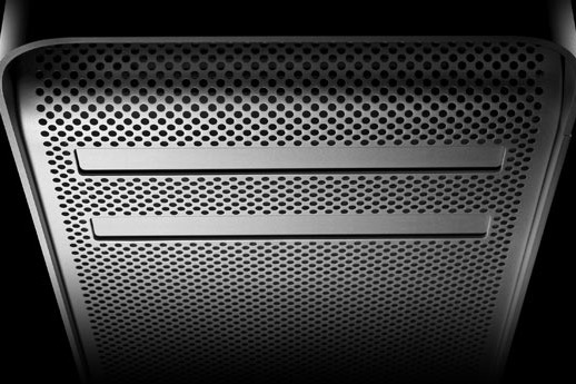 Detail of the old 'cheese grater' style Mac Pro