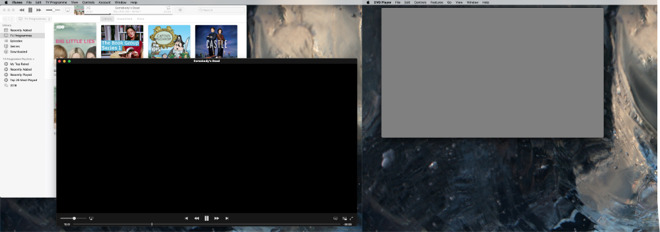Trying to record any video from iTunes (left) or DVD (right)
