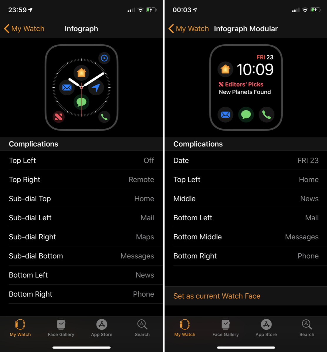 More first-party complications coming to Apple Watch Series 4 Infograph