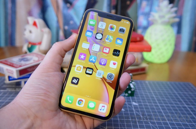 Not as big as the iPhone XS Max, bigger than the iPhone XS