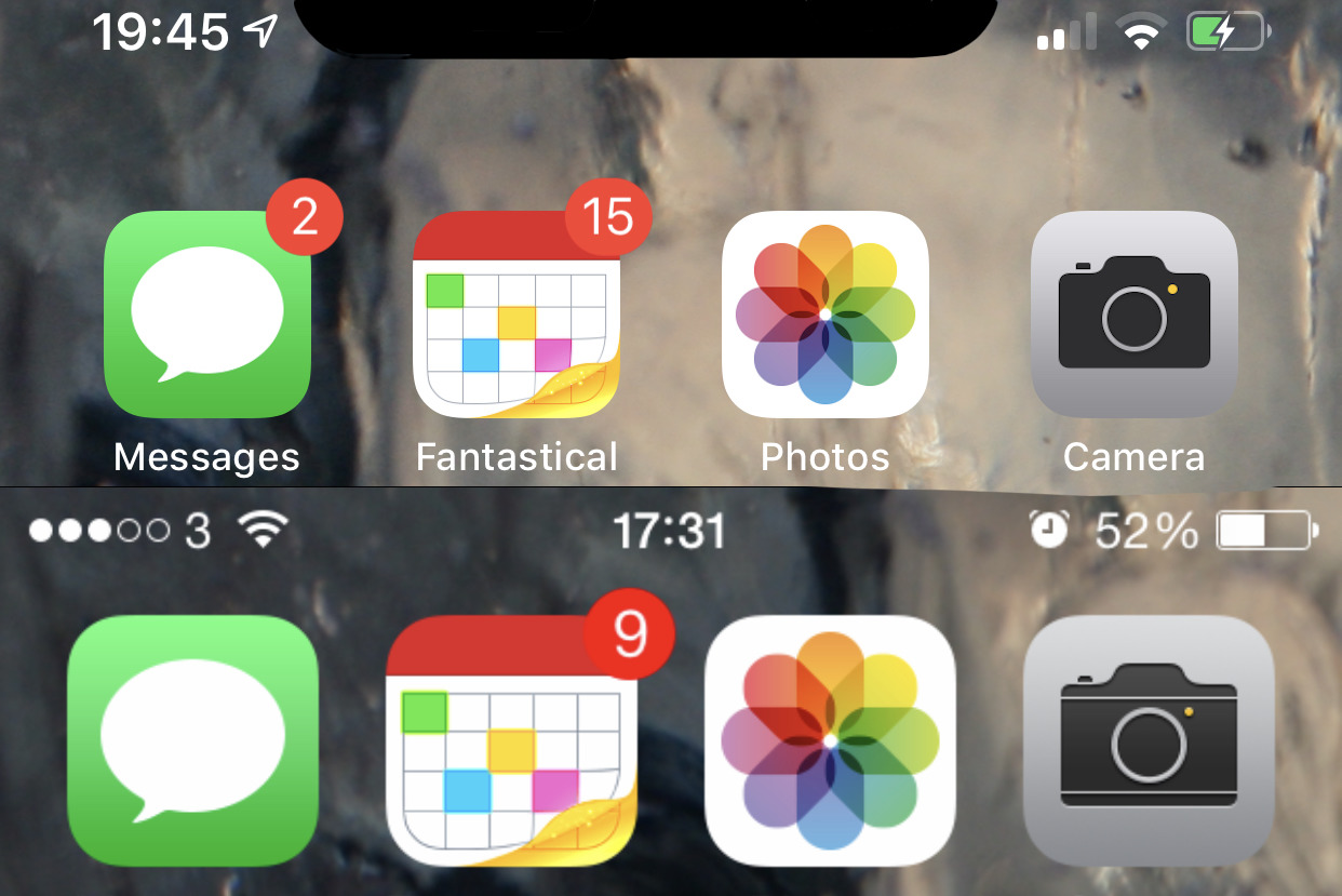 How To Find The Iphone Status Bar Icons That Apple Moved Because Of The Notch Appleinsider
