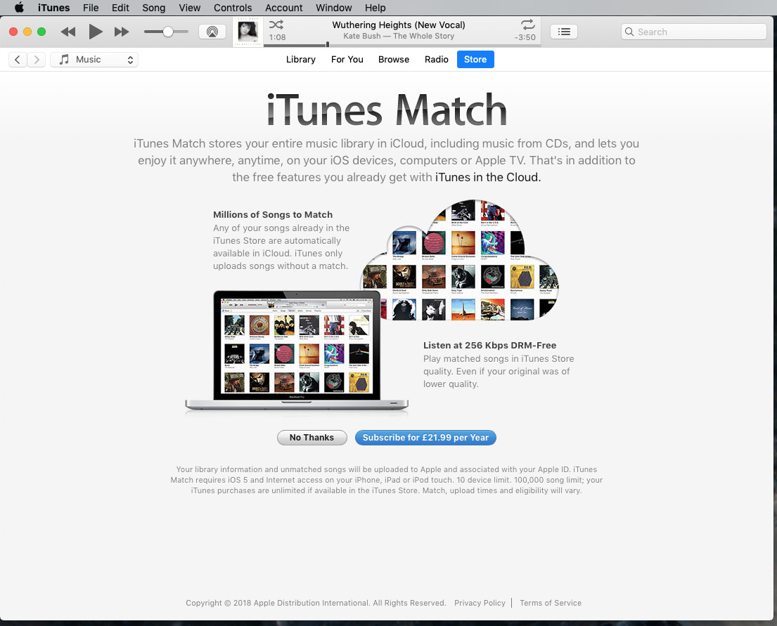 Apple's iTunes Match service