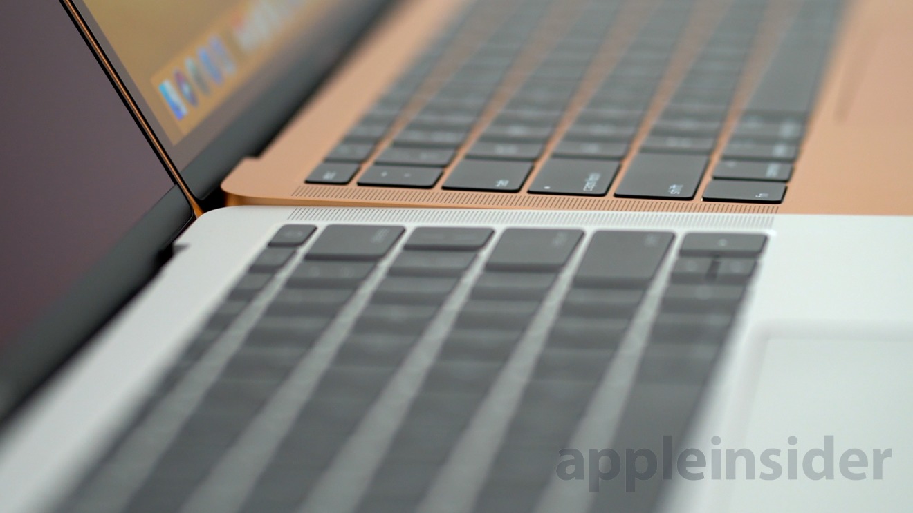 The 2018 MacBook Air is taller than the 2017 non-Touch Bar MacBook Pro