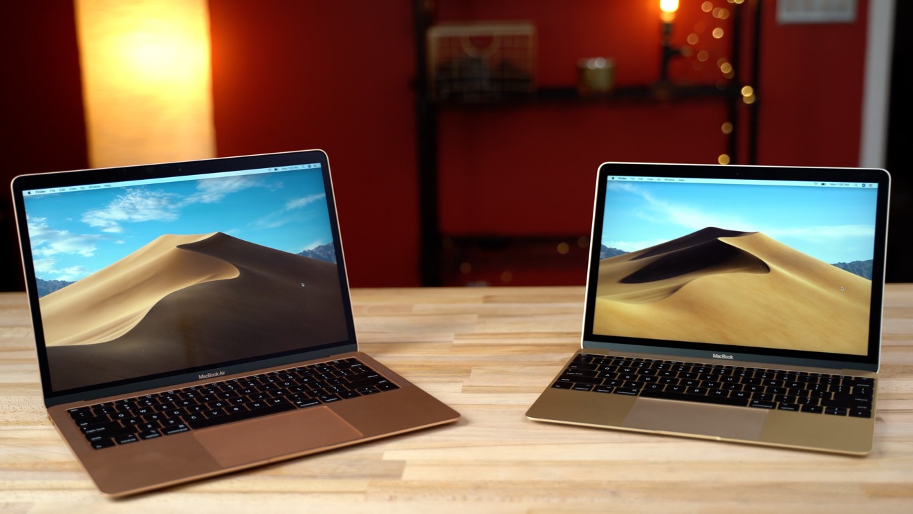 Comparing Apple's new 2018 13-inch MacBook Air to the 12 ...
