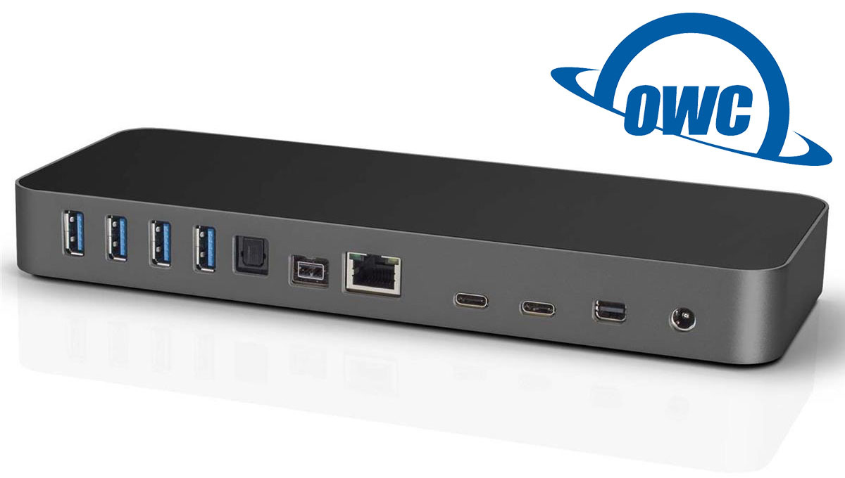 OWC Thunderbolt 3 dock for MacBook Pro