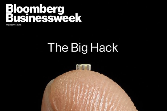 Bloomberg Businessweek's image of the alleged spy chip